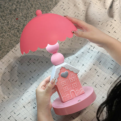 Märchen-Häuschen-Tischlampe, kreatives Design