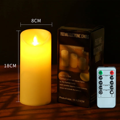 LED-Echtwachs-Optik-Kerzen mit Flackereffekt