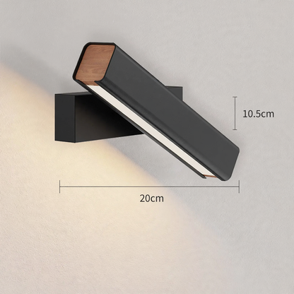 Moderne LED-Wandleuchte, schwenkbar