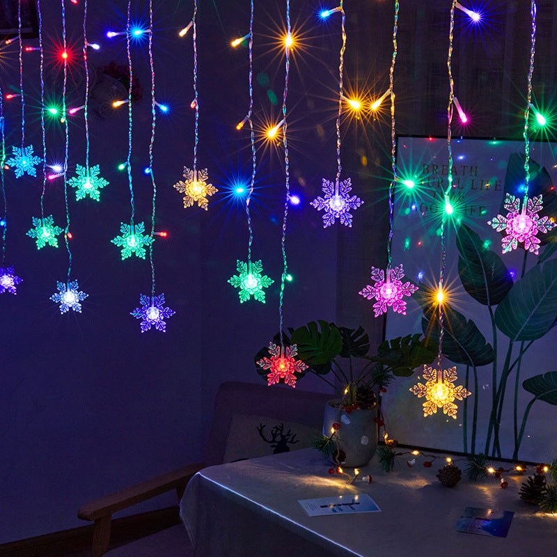 LED-Eiszapfen-Lichtervorhang für Fensterdekoration