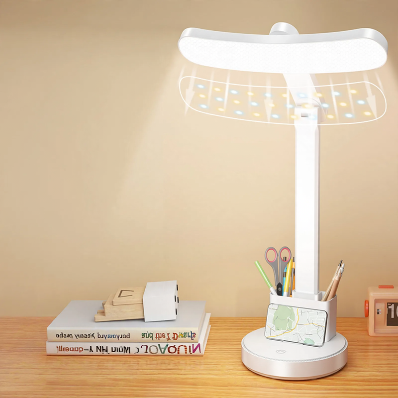 LED-Schreibtischleuchte, faltbar, mit einstellbarer Lichtfarbe