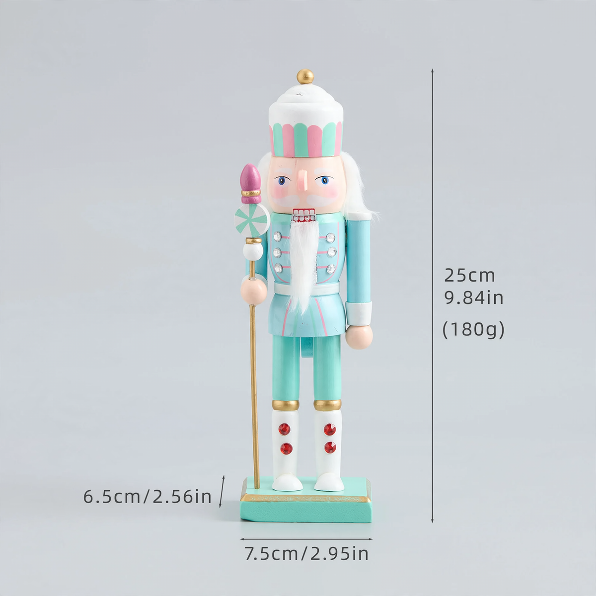 Nussknacker-Soldat, dekorative Holzfigur