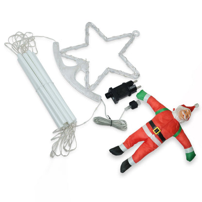 LED-Sternen-Lichterkette, Leiter-Design
