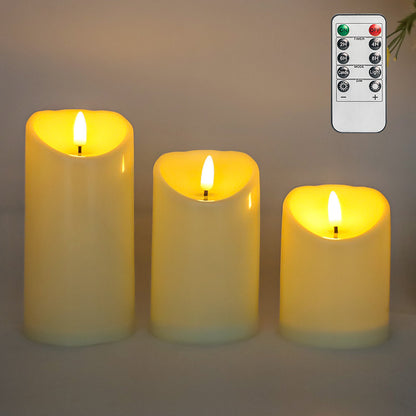 LED-Stabkerze mit Flackereffekt, PP-Kunststoff