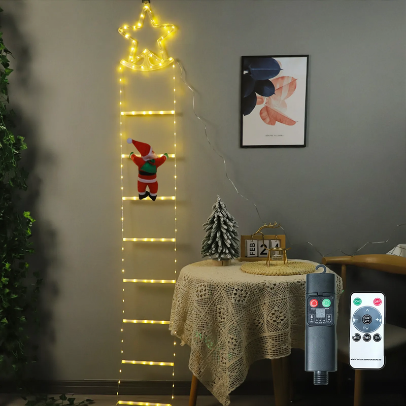 LED-Sternen-Lichterkette, Leiter-Design