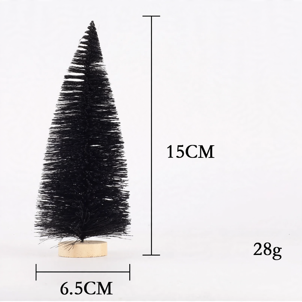 Mini-Weihnachtsbaum aus Kiefernnadeln, verschiedene Farben