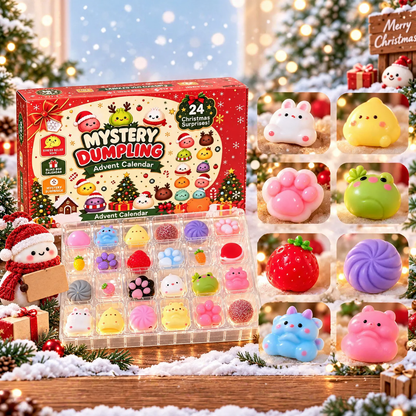 DIY Weihnachts-Adventskalender mit Anti-Stress-Spielzeugen