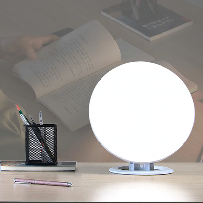 Runde SAD-Lichttherapielampe, 10 Helligkeitsstufen