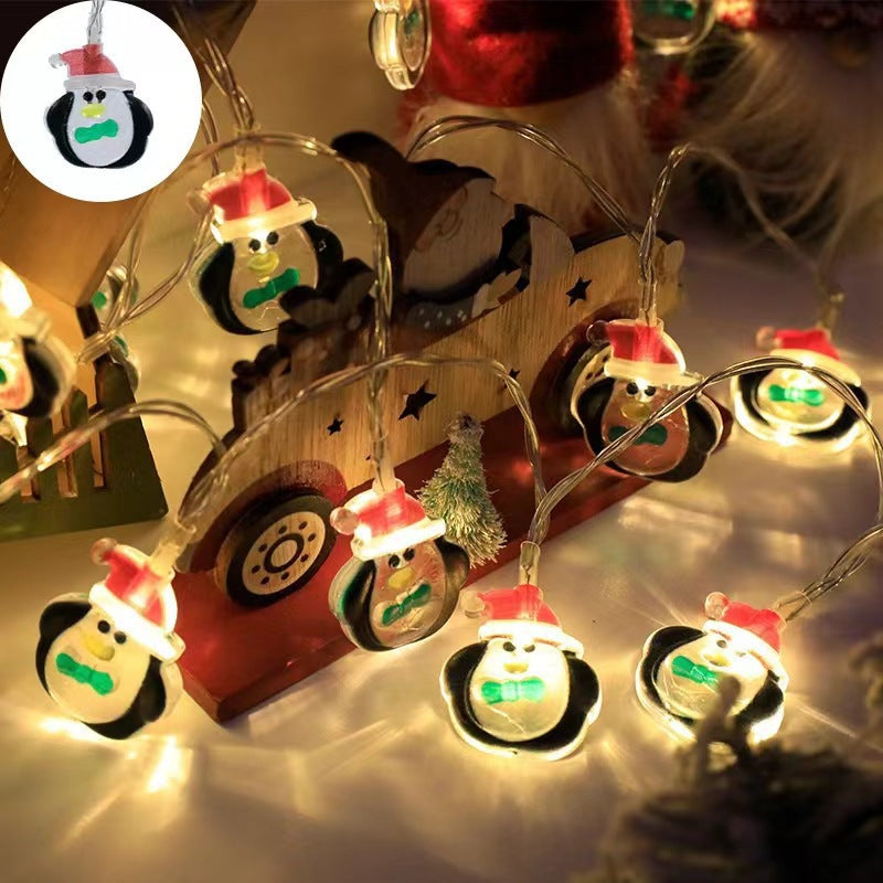 LED-Weihnachts-Lichterkette mit verschiedenen Motiven