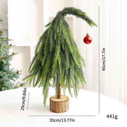 Dekorative Mini-Weihnachtsbaum-Tischdekoration