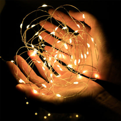 LED-Draht-Lichterkette mit Batteriebetrieb
