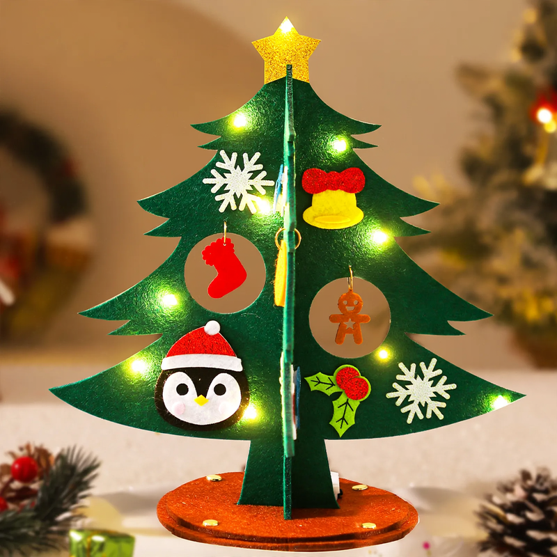 DIY-Weihnachtsbaum aus Stoff zum Basteln