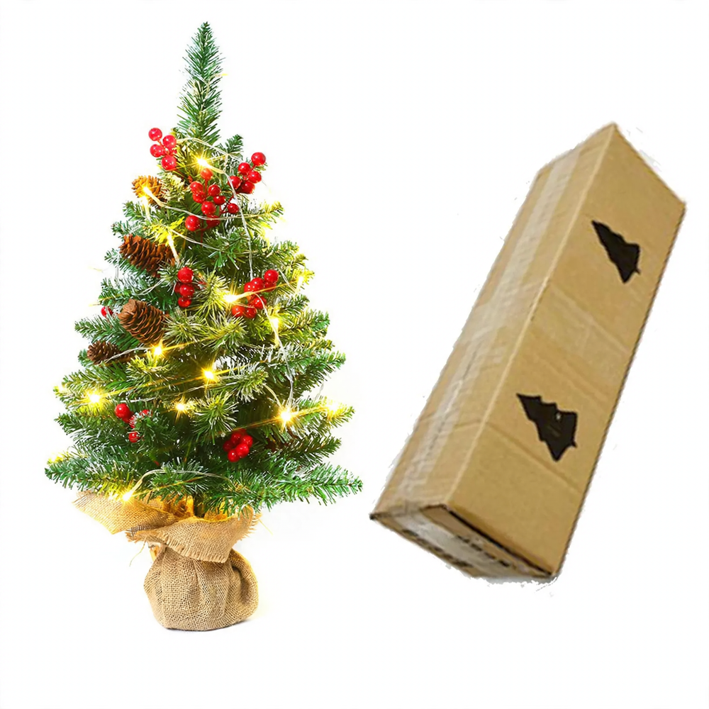 Mini-Weihnachtsbaum mit Tannenzapfen, 45/60 cm