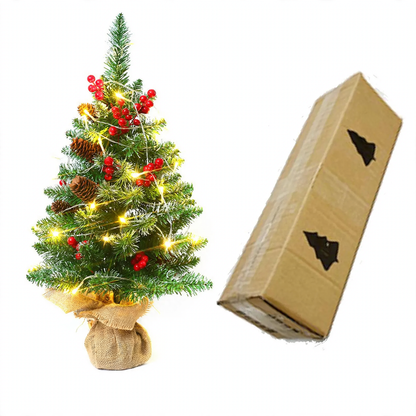 Mini-Weihnachtsbaum mit Tannenzapfen, 45/60 cm