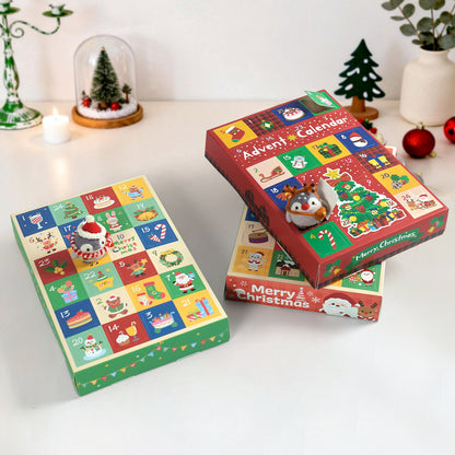 DIY-Adventskalender-Box mit 24 Fächern für Überraschungen