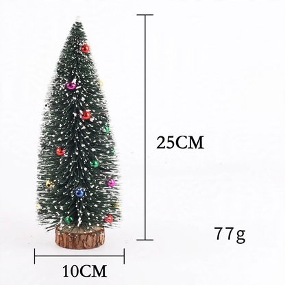 Mini-Weihnachtsbaum mit Schnee-Optik