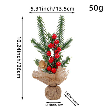 Mini-Weihnachtsbaum-Dekoration, 25 cm