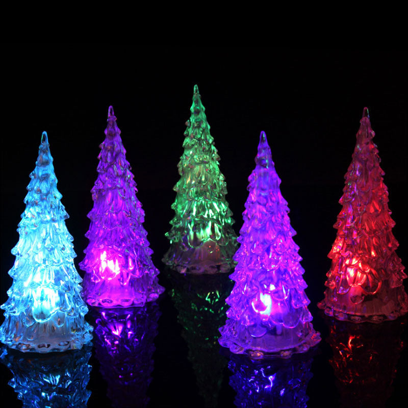 LED-Weihnachtsbaum-Nachtlicht, Acryl