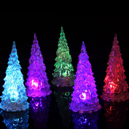 LED-Weihnachtsbaum-Nachtlicht, Acryl
