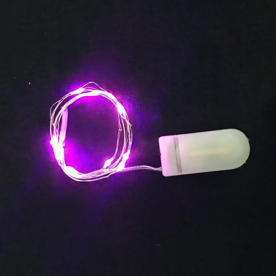 LED-Kupferdraht-Lichterkette mit Batteriebox