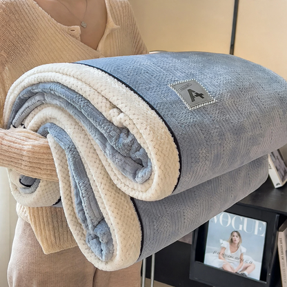 Warme Flanell-Decke, extra dick, für Büro und Zuhause