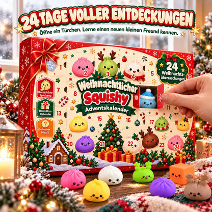 Adventskalender mit Spielzeug-Überraschungen, 24 Tage
