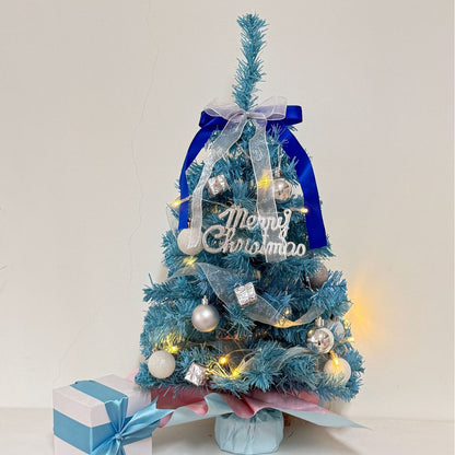 Miniatur-Weihnachtsbaum-Set mit Beleuchtung