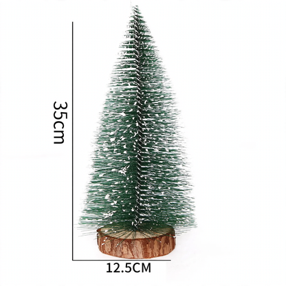 Mini-Weihnachtsbaum aus Kiefernnadeln mit LED-Beleuchtung, 40 cm