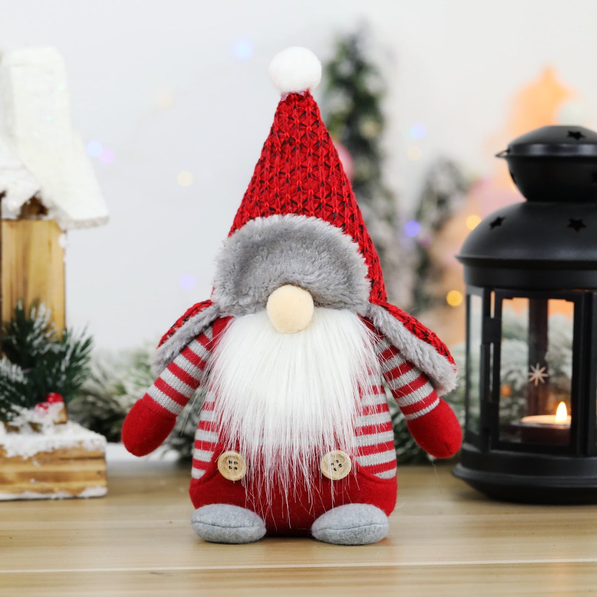 Skandinavischer Wichtel als Weihnachtsdekoration