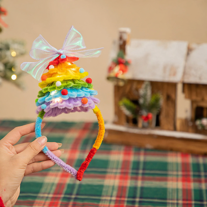 DIY-Weihnachtsbaum-Set aus Holz, 12x28 cm