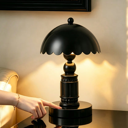 Französische Rokoko-Tischlampe mit Säulendesign