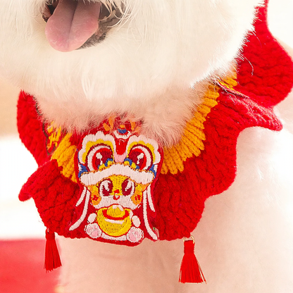 Festliches Halsband für Hunde und Katzen, Polyester