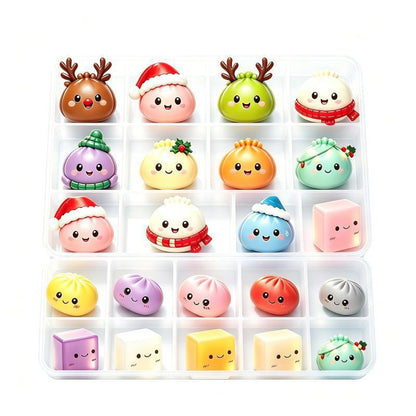 Weihnachts-Adventskalender mit 24 Anti-Stress-Spielzeugen
