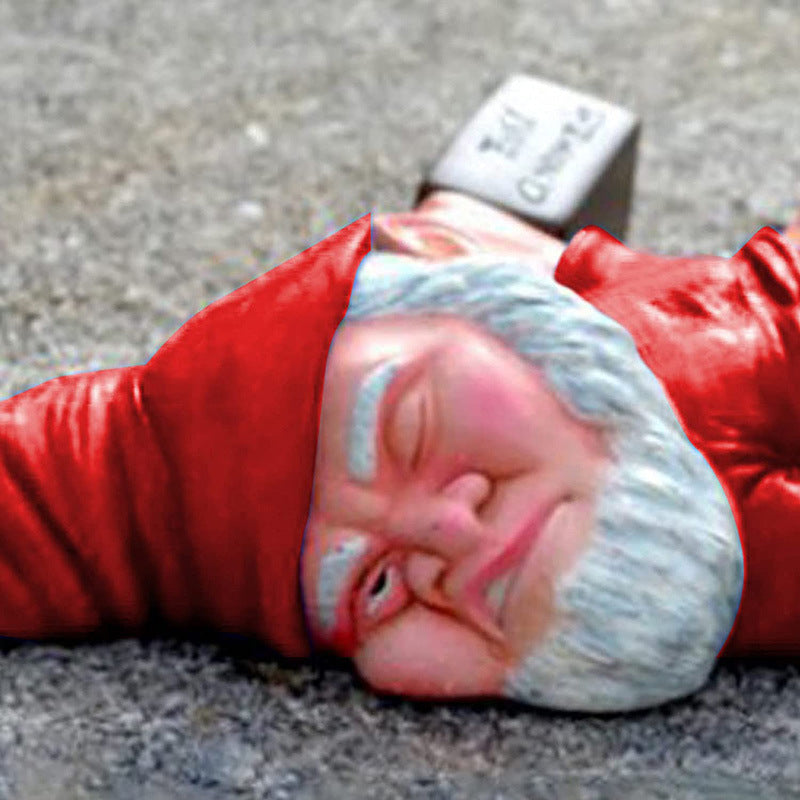 Dekorative Wichtelfigur aus Kunstharz