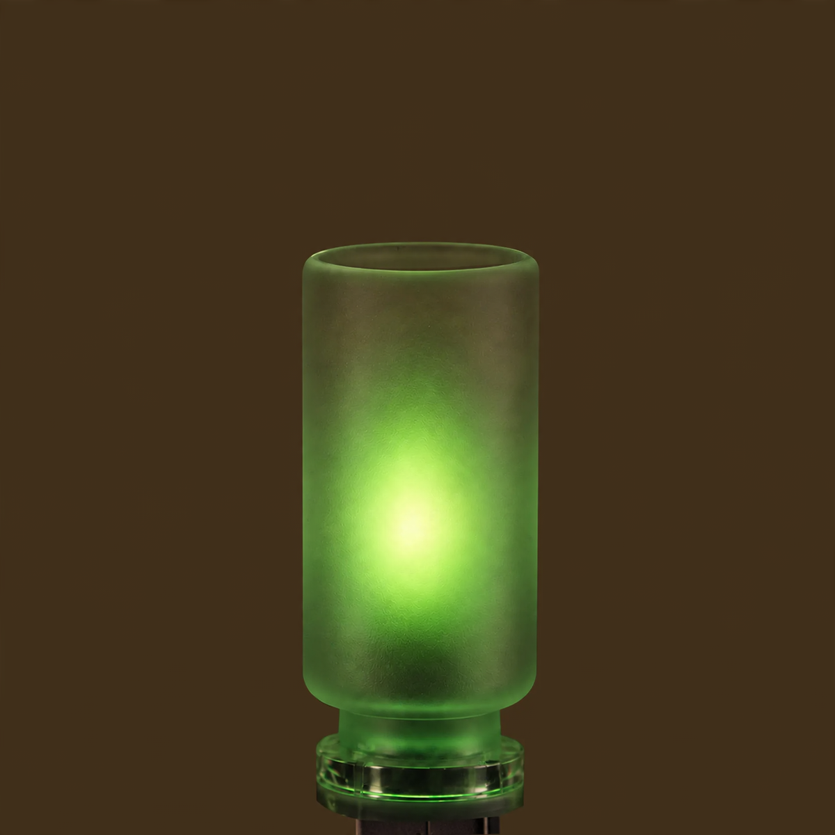 LED-Flammenlicht, USB-Anschluss, Glas und ABS