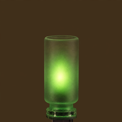 LED-Flammenlicht, USB-Anschluss, Glas und ABS