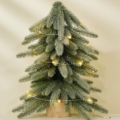 Miniatur-Weihnachtsbaum mit Kunstschnee, 40 cm