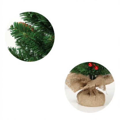 Mini-Weihnachtsbaum mit Tannenzapfen, 60 cm