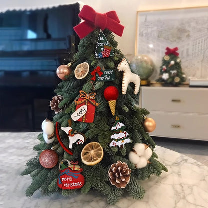 Künstlicher Weihnachtsbaum mit LED-Beleuchtung, 40-90 cm
