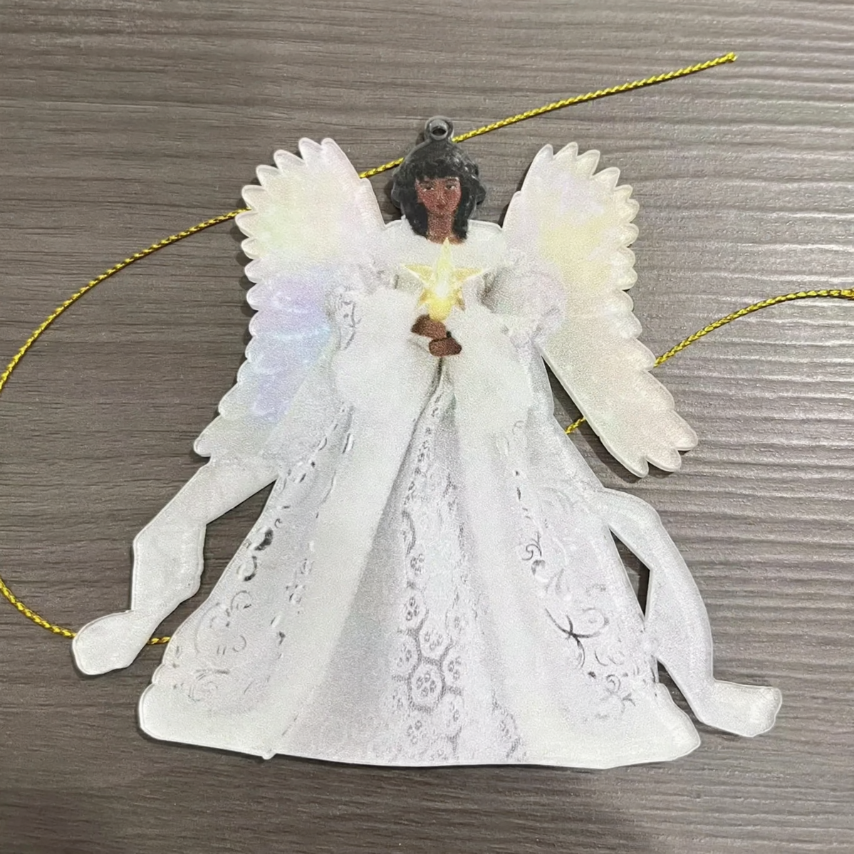 Beleuchtete Acryl-Weihnachtsbaum-Dekoration