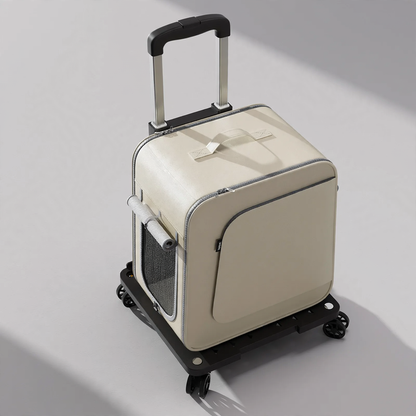 Haustier-Transportbox mit Rollen, Oxford-Material