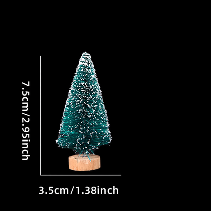 Miniatur-Weihnachtsbaum als Tischdekoration