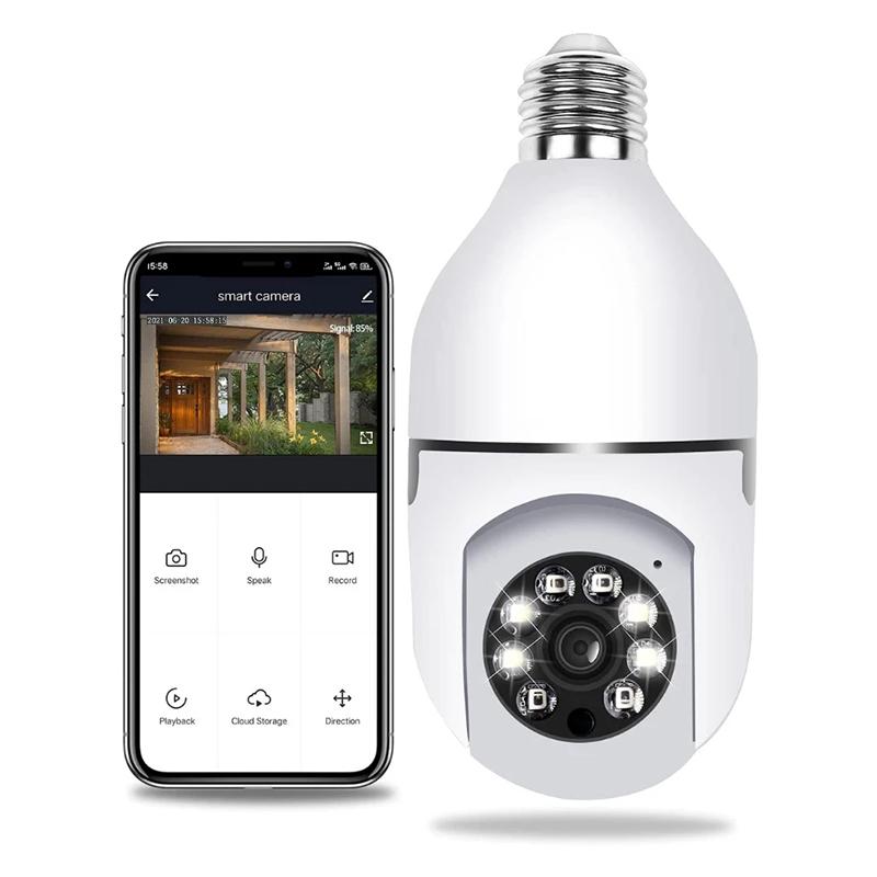 Intelligente drahtlose WiFi Vollfarbkamera mit Glühbirne | Brehn
