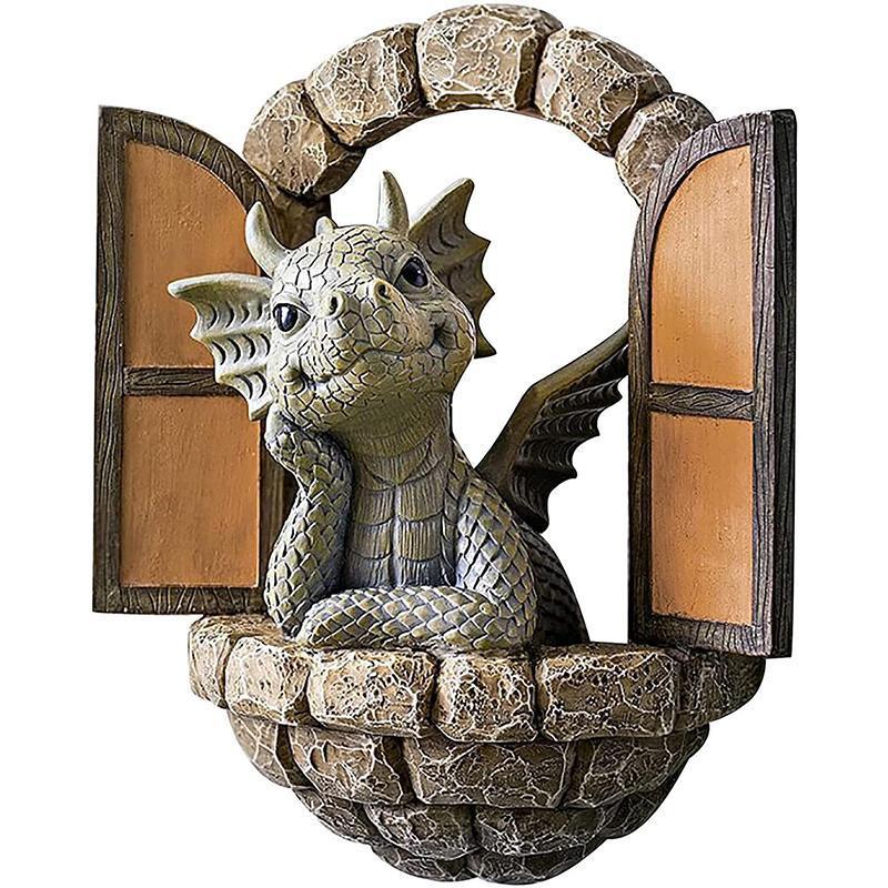 Süße Drachenstatue Ornament | Brehn