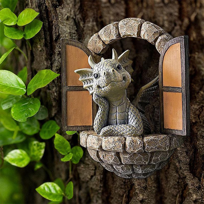 Süße Drachenstatue Ornament | Brehn