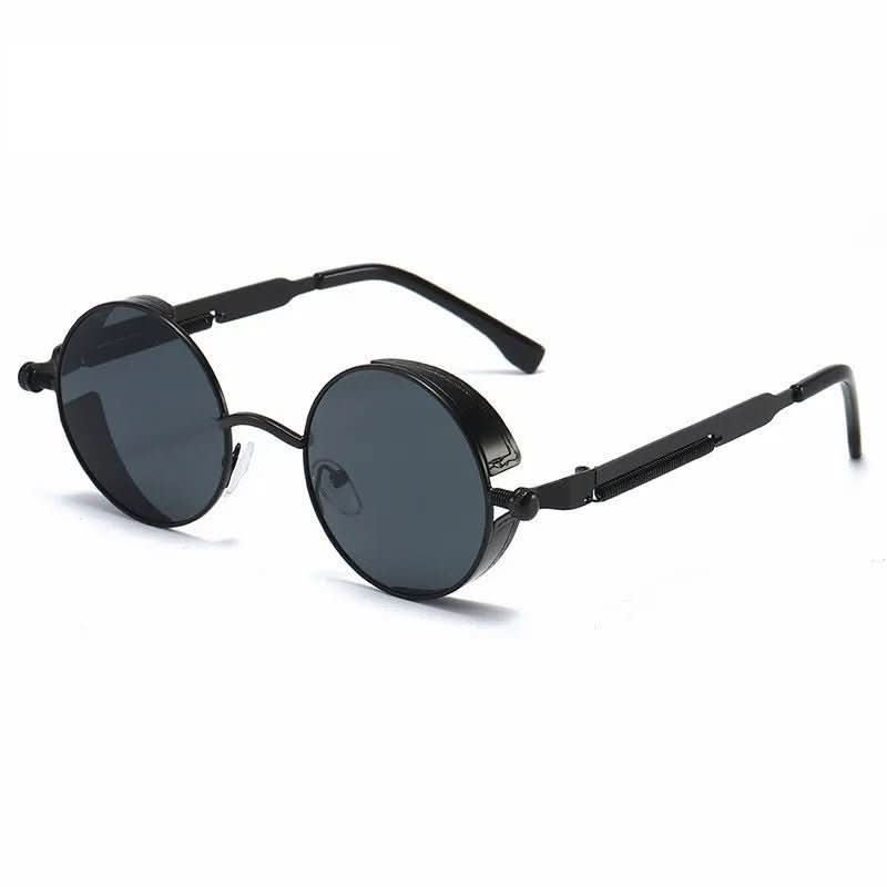 Runde Vintage-Sonnenbrille mit UV400-Schutz und Retro-Design