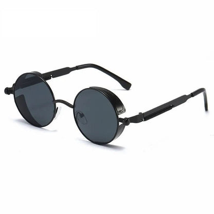 Runde Vintage-Sonnenbrille mit UV400-Schutz und Retro-Design