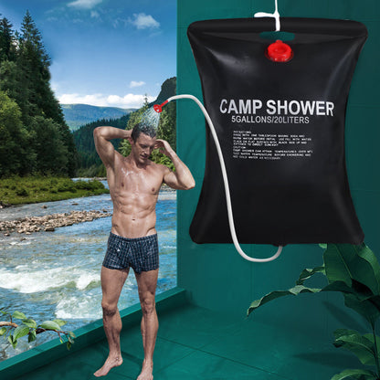 Brehn | Tragbare 20L Outdoor Solar Energie Duschbag, für Camping, Wandern, Outdoor Baden
