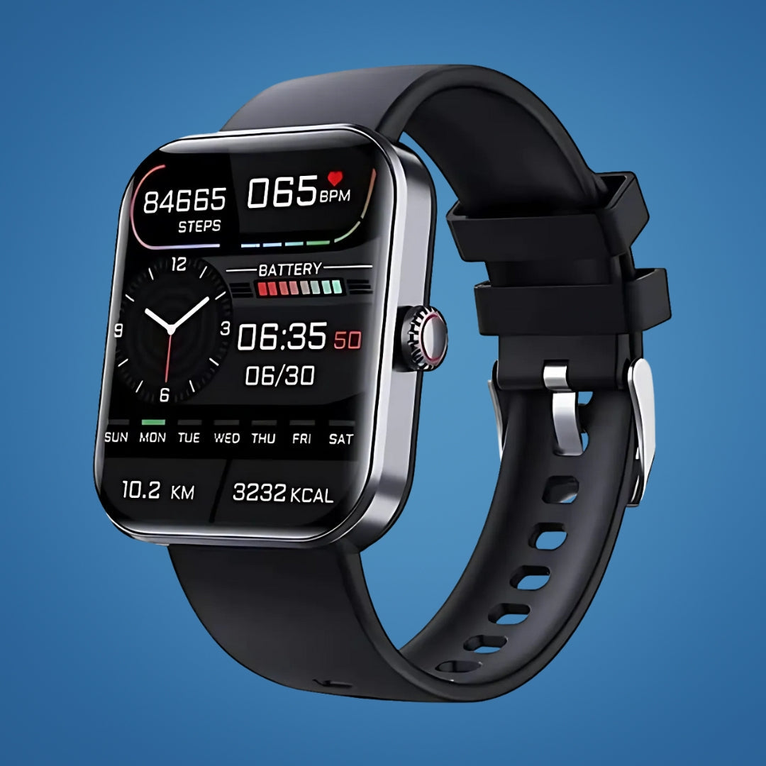 Glucowatch | Nicht-invasive Blutzucker-Smartwatch – Echtzeitüberwachung, Trendverfolgung & personalisierte Benachrichtigungen Brehn