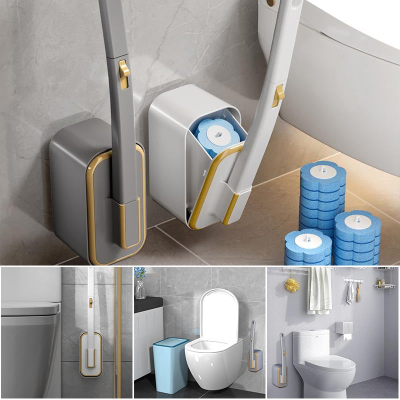Brehn | Wandmontiertes WC-Bürsten-Set